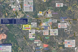 13855 Conlan Cir, Charlotte, NC - Vue aérienne vue de carte - Image1
