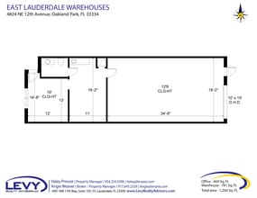 4760-4838 NE 12th Ave, Oakland Park, FL à louer Plan d’étage– Image 2 sur 2