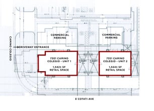 7301-7351 Camino Colegio, Rohnert Park, CA à louer Plan de site– Image 1 sur 2