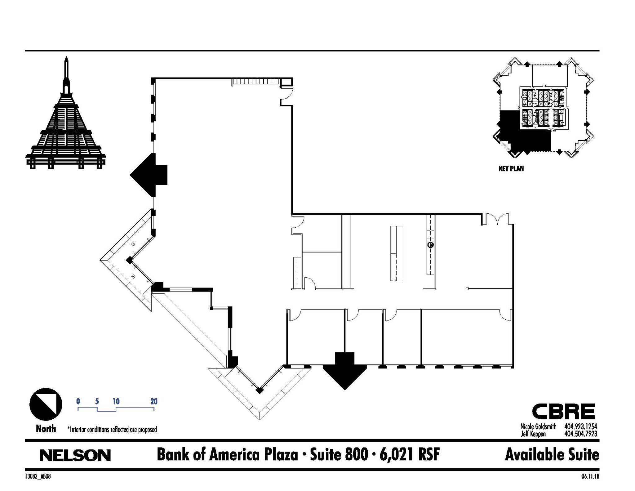 600 Peachtree St NE, Atlanta, GA à louer Plan d’étage– Image 1 sur 1
