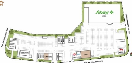 8 Nolan Hill Blvd NW, Calgary, AB à louer Plan de site– Image 1 sur 1
