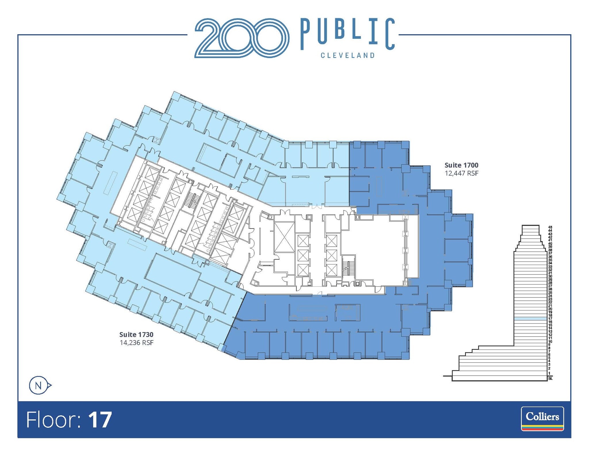 200 Public Sq, Cleveland, OH à louer Plan d’étage– Image 1 sur 1