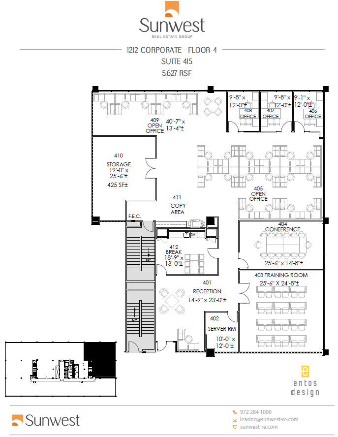 1212 Corporate Dr, Irving, TX à louer Plan d’étage– Image 1 sur 1
