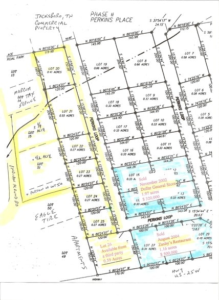 Mt Perkins Lane, LaFollette, TN à vendre - Plan cadastral – Image 2 sur 7