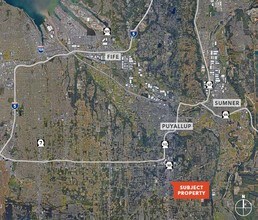 10320 122nd St E, Puyallup, WA - Vue aérienne  vue de carte