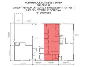 24 Northbrook Ln, Shrewsbury, PA à louer Plan de site– Image 2 sur 4