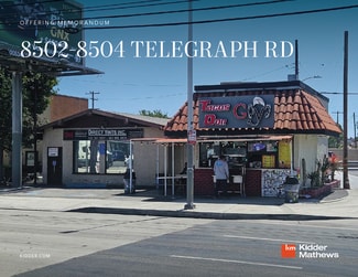Plus de détails pour 8502-8504 Telegraph Rd, Downey, CA - Local commercial à vendre