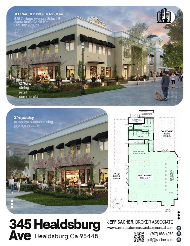 331-349 Healdsburg Ave, Healdsburg, CA à louer Photo intérieure– Image 1 sur 1