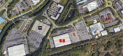 Siemens Way, Birchgrove, WGN - Vue aérienne vue de carte