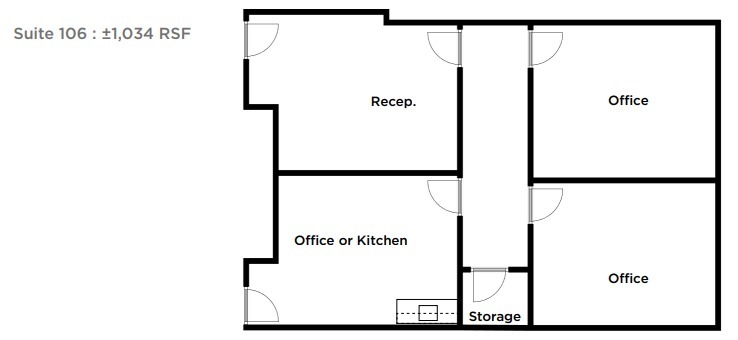 5001 California Ave, Bakersfield, CA à louer Plan d’étage– Image 1 sur 1