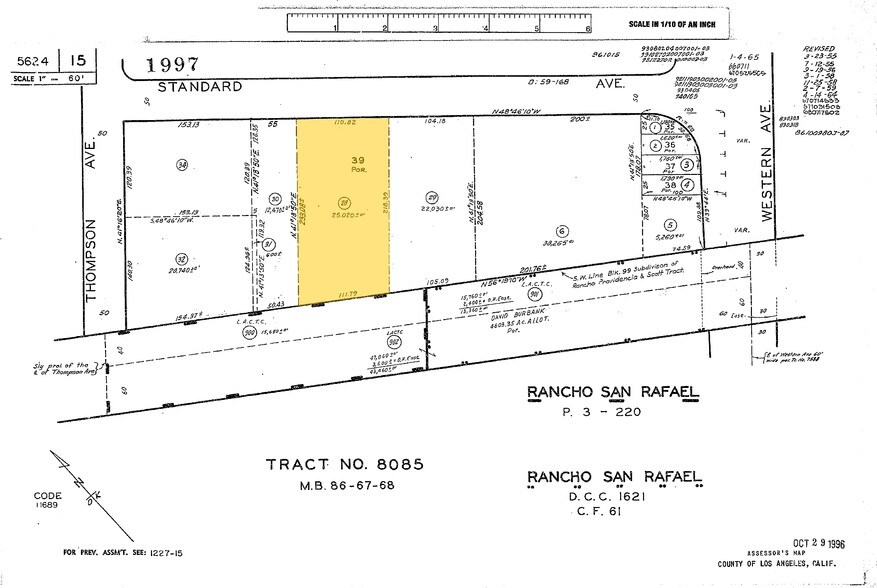 1728 Standard Ave, Glendale, CA à louer - Plan cadastral – Image 2 sur 3