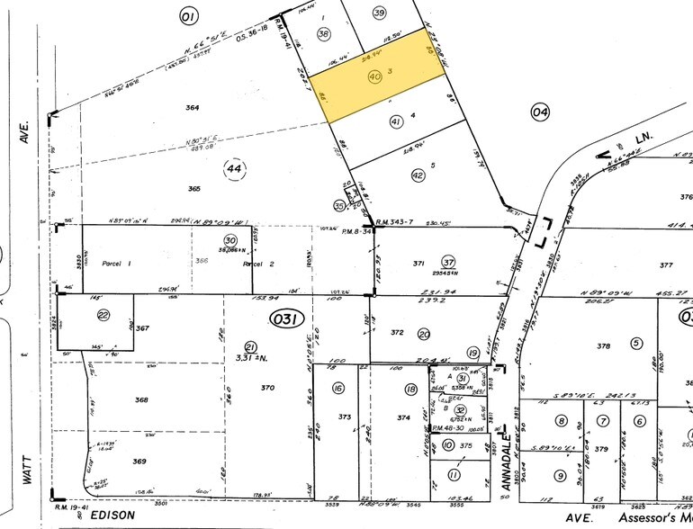 3840 Watt Ave, Sacramento, CA à vendre - Plan cadastral – Image 2 sur 45