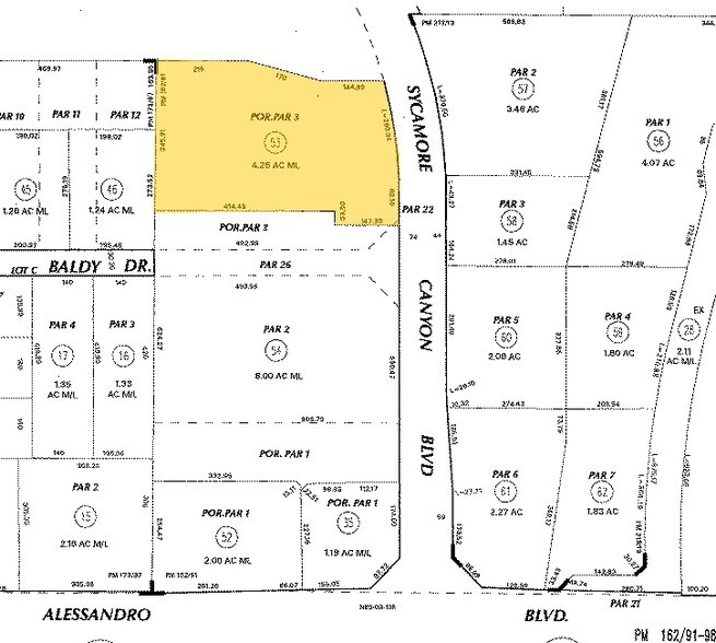 7275 Sycamore Canyon Blvd, Riverside, CA à vendre - Plan cadastral – Image 2 sur 8