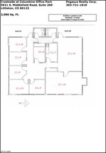 5901-5961 S Middlefield Rd, Littleton, CO à louer Plan d’étage– Image 1 sur 2