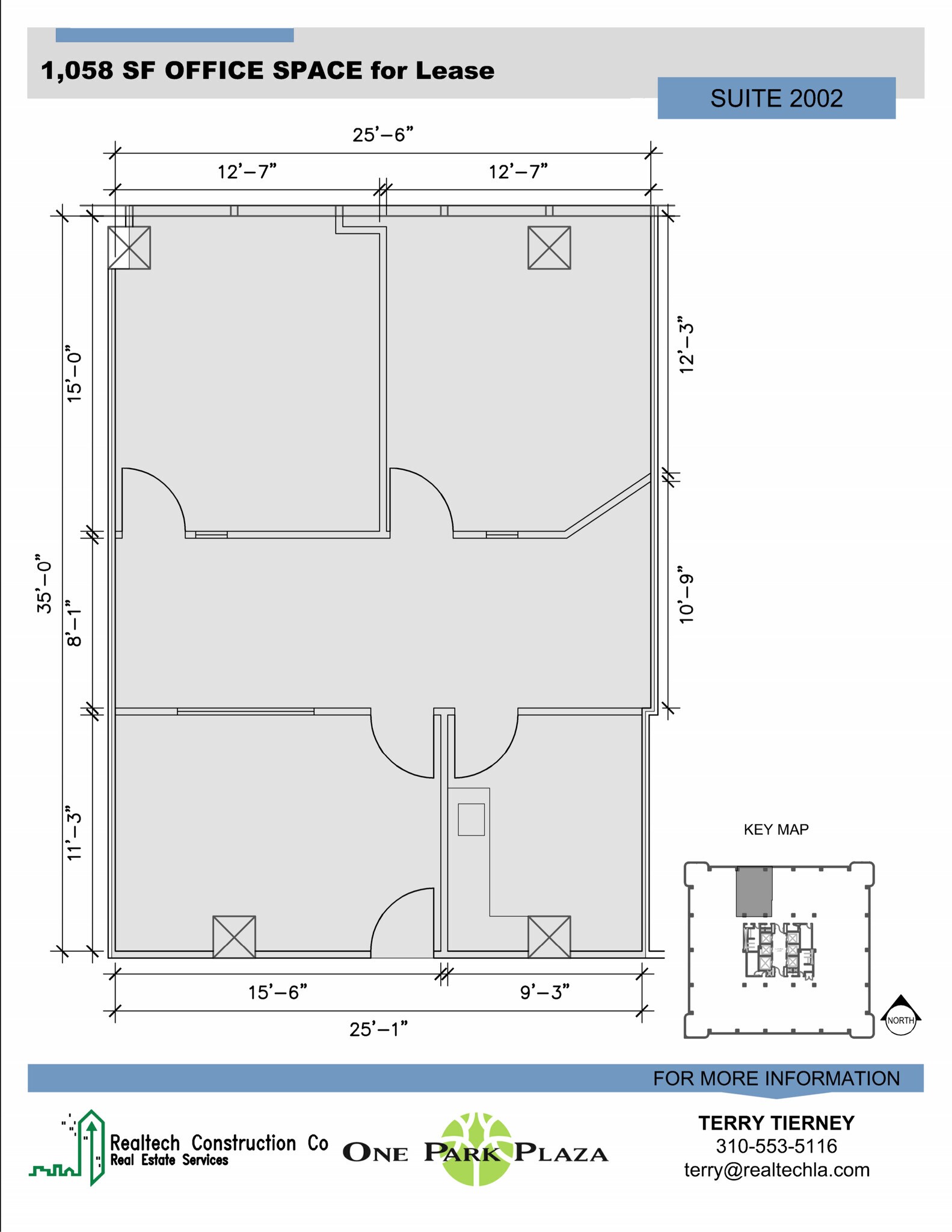 3250 Wilshire Blvd, Los Angeles, CA à louer Plan d’étage– Image 1 sur 1