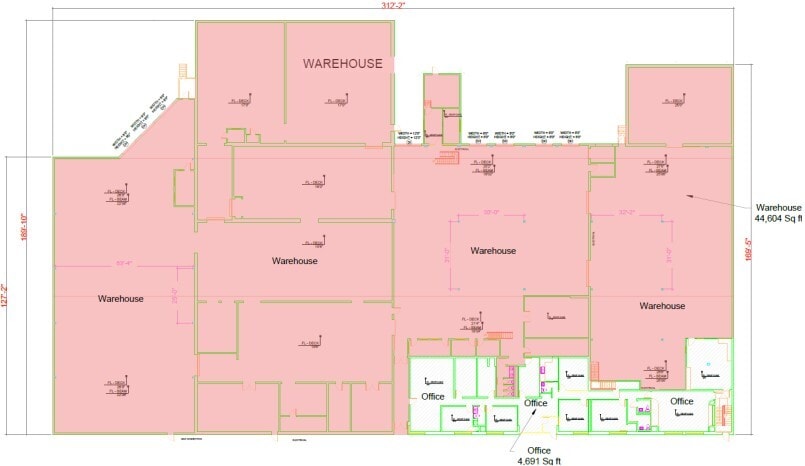 1200 Bernard Dr, Baltimore, MD à louer Plan d’étage– Image 1 sur 1