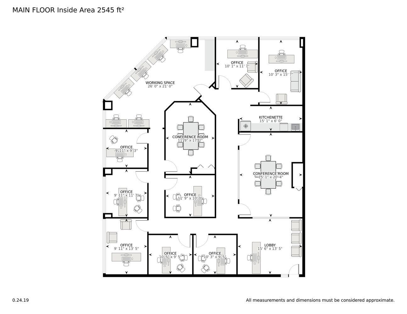 1801 Robert Fulton Dr, Reston, VA à louer Plan d’étage– Image 1 sur 21