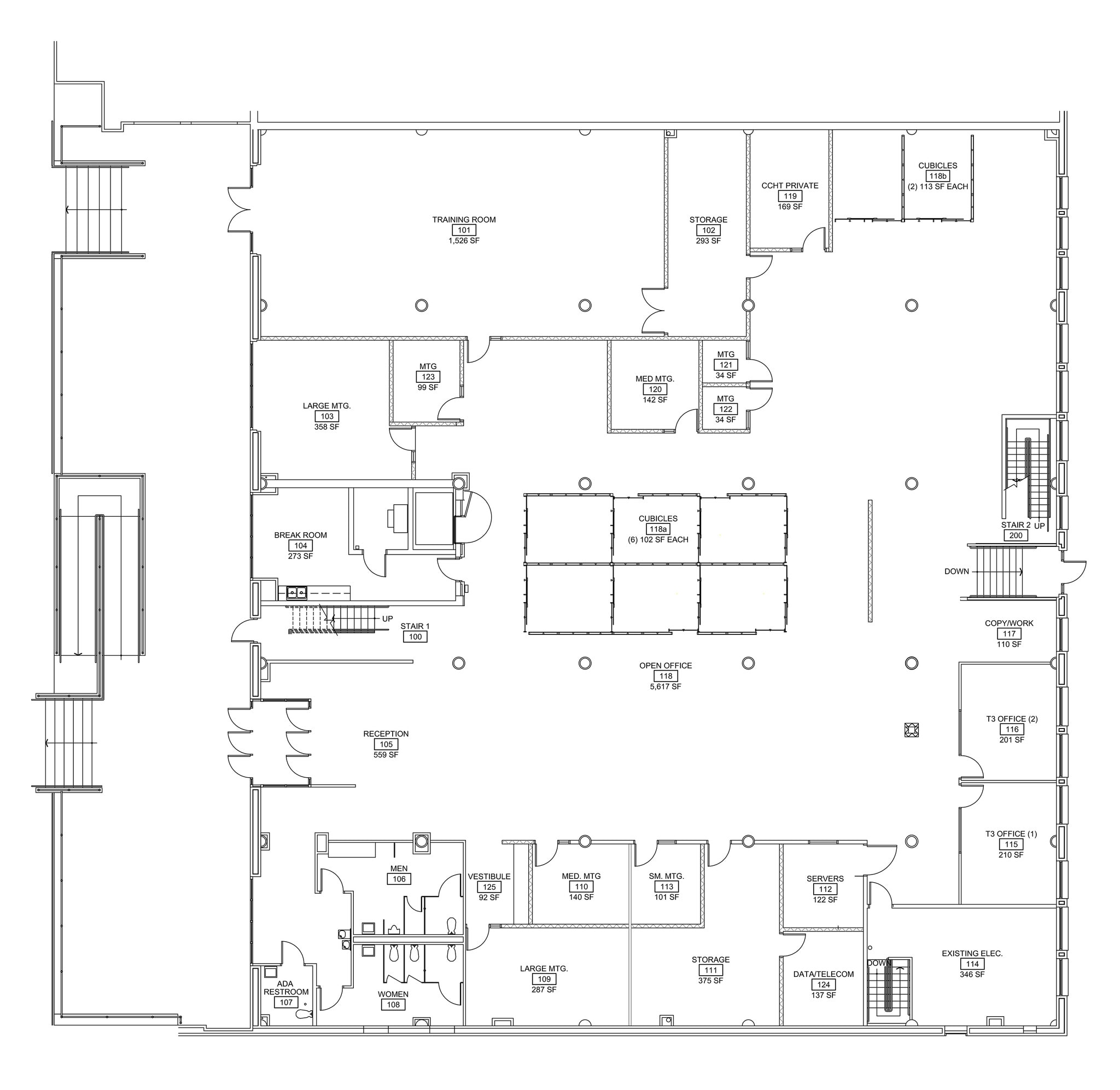 238 N Mead St, Wichita, KS à louer Plan d’étage– Image 1 sur 2