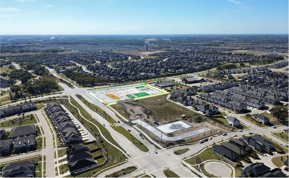 NWQ of Trinity Falls Pkwy & Olympic Crossing, McKinney, TX à louer - Photo de l’immeuble – Image 3 sur 9