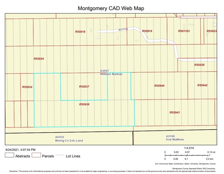 Trails End Rd, Conroe, TX à vendre - Plan cadastral – Image 2 sur 2