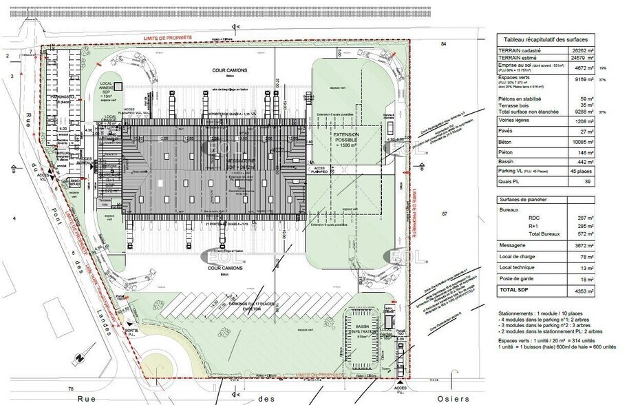 Industriel/Logistique dans Coignières à louer - Plan d’étage – Image 2 sur 2