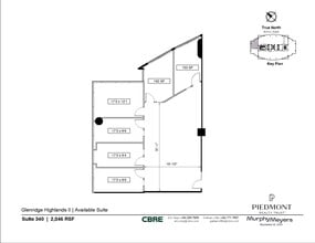 5555 Glenridge Connector, Atlanta, GA à louer Plan d’étage– Image 1 sur 1