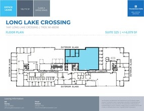 1441 W Long Lake Rd, Troy, MI à louer Plan d’étage– Image 1 sur 1