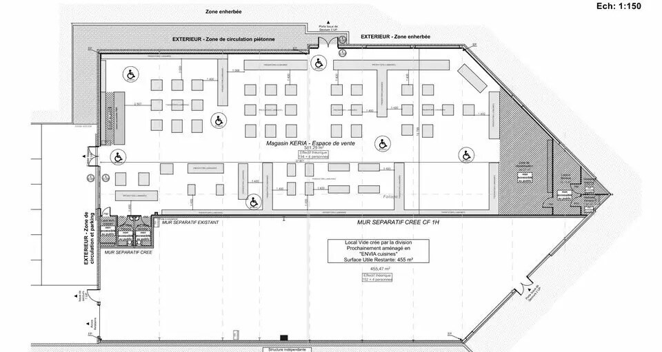 Local commercial dans Valence à louer - Photo de l’immeuble – Image 3 sur 3