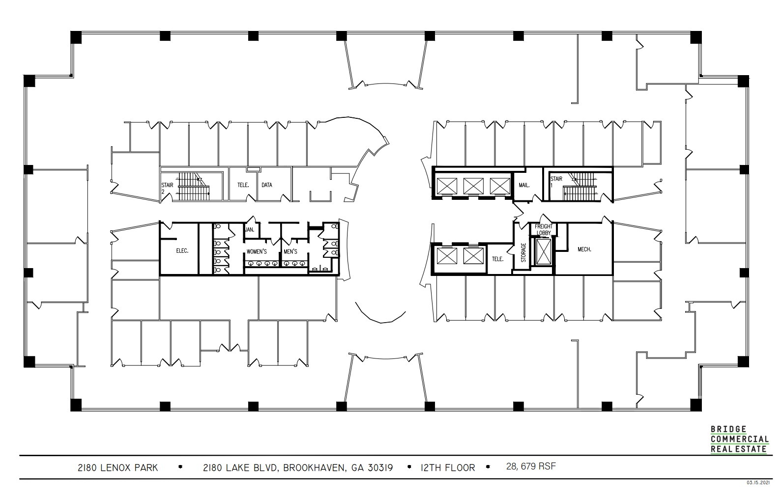 1277 Lenox Park Blvd, Atlanta, GA à louer Plan d’étage– Image 1 sur 1