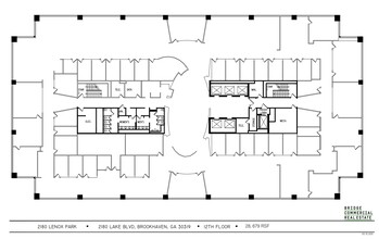 1277 Lenox Park Blvd, Atlanta, GA à louer Plan d’étage– Image 1 sur 1