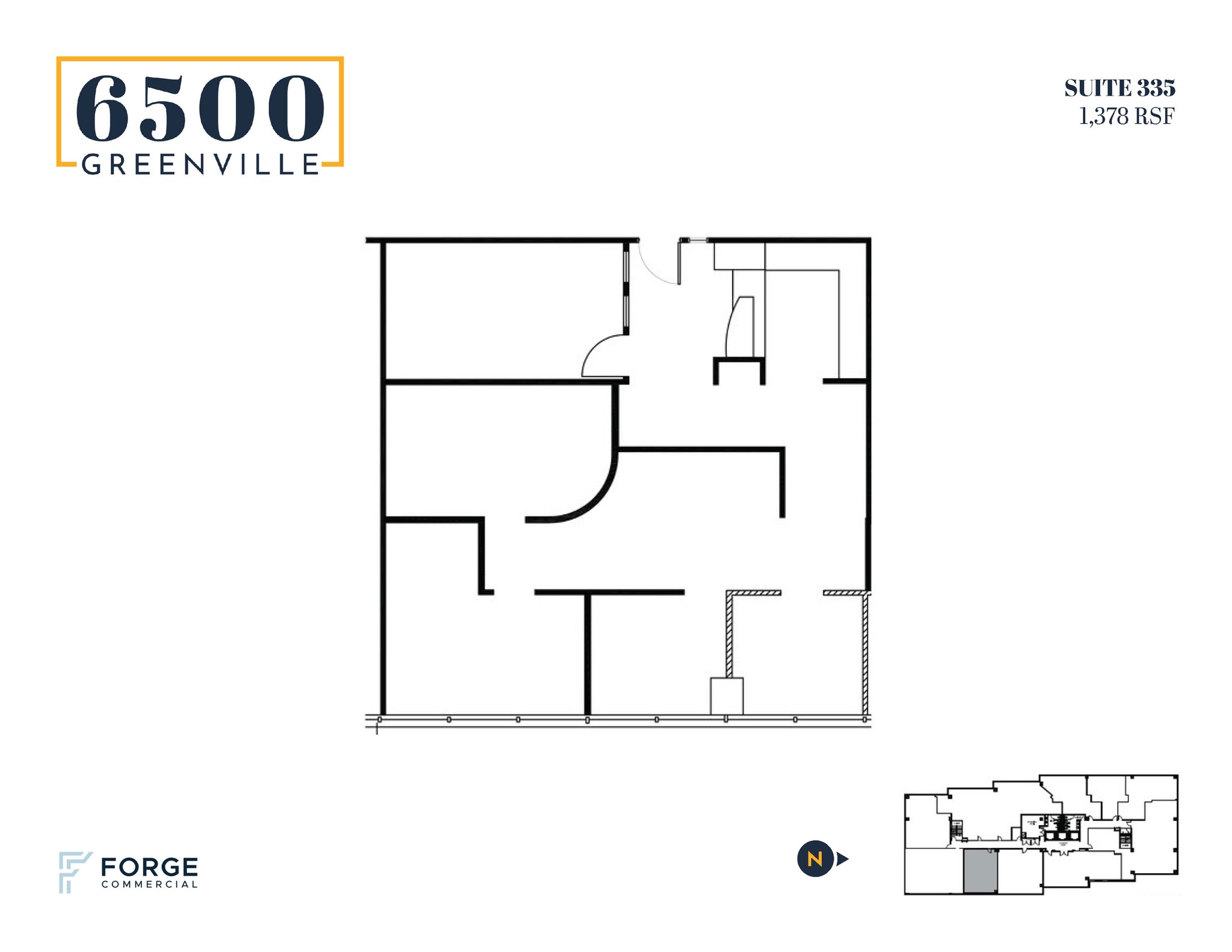6500 Greenville Ave, Dallas, TX à louer Plan d’étage– Image 1 sur 1