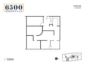 6500 Greenville Ave, Dallas, TX à louer Plan d’étage– Image 1 sur 1
