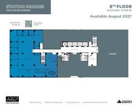 1100 Wayne Ave, Silver Spring, MD à louer Plan d’étage– Image 2 sur 2