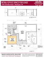3305 Chandler Rd, Muskogee, OK à louer Plan d’étage– Image 2 sur 4