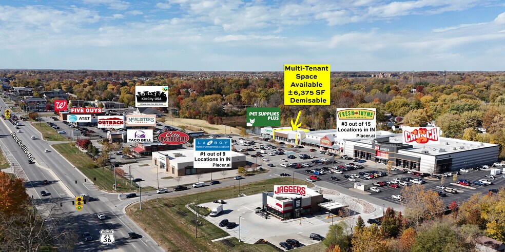 9140-9210 Rockville Rd, Indianapolis, IN à louer - Aérien – Image 2 sur 5