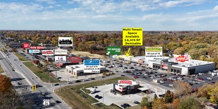 9140-9210 Rockville Rd, Indianapolis, IN - VUE AÉRIENNE vue de carte - Image1