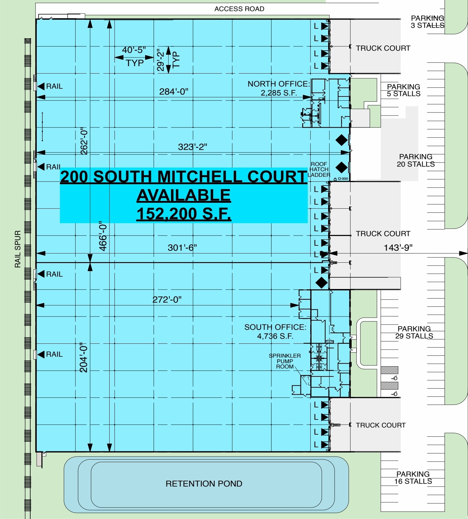 200 S Mitchell Ct, Addison, IL à louer Plan de site– Image 1 sur 1