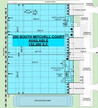 200 S Mitchell Ct, Addison, IL à louer Plan de site– Image 1 sur 1