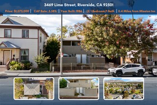 Plus de détails pour 3469 Lime St, Riverside, CA - Logement à vendre
