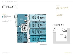 750 El Camino Real, San Bruno, CA à louer Plan d’étage– Image 1 sur 3