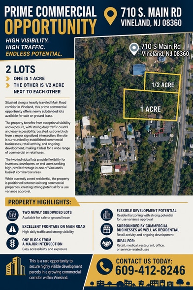 S. Main Rd, Vineland, NJ à louer - Aérien – Image 1 sur 1