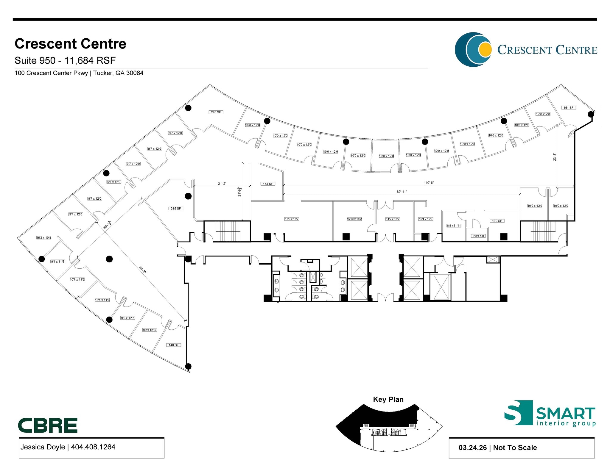 100 Crescent Centre Pky, Tucker, GA à louer Plan d’étage– Image 1 sur 1