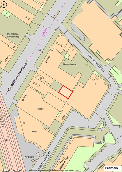 69-71 Newington Causeway, Londres à vendre - Plan de site – Image 2 sur 2