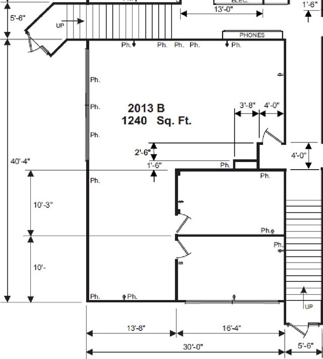 2001-2099 E Orangethorpe Ave, Placentia, CA à louer Plan d’étage– Image 1 sur 3