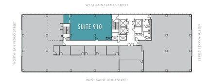 111 W Saint John St, San Jose, CA à louer Plan d’étage– Image 1 sur 1