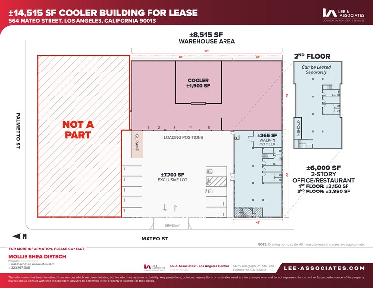 564 S Mateo St, Los Angeles, CA à louer - Plan de site – Image 1 sur 4