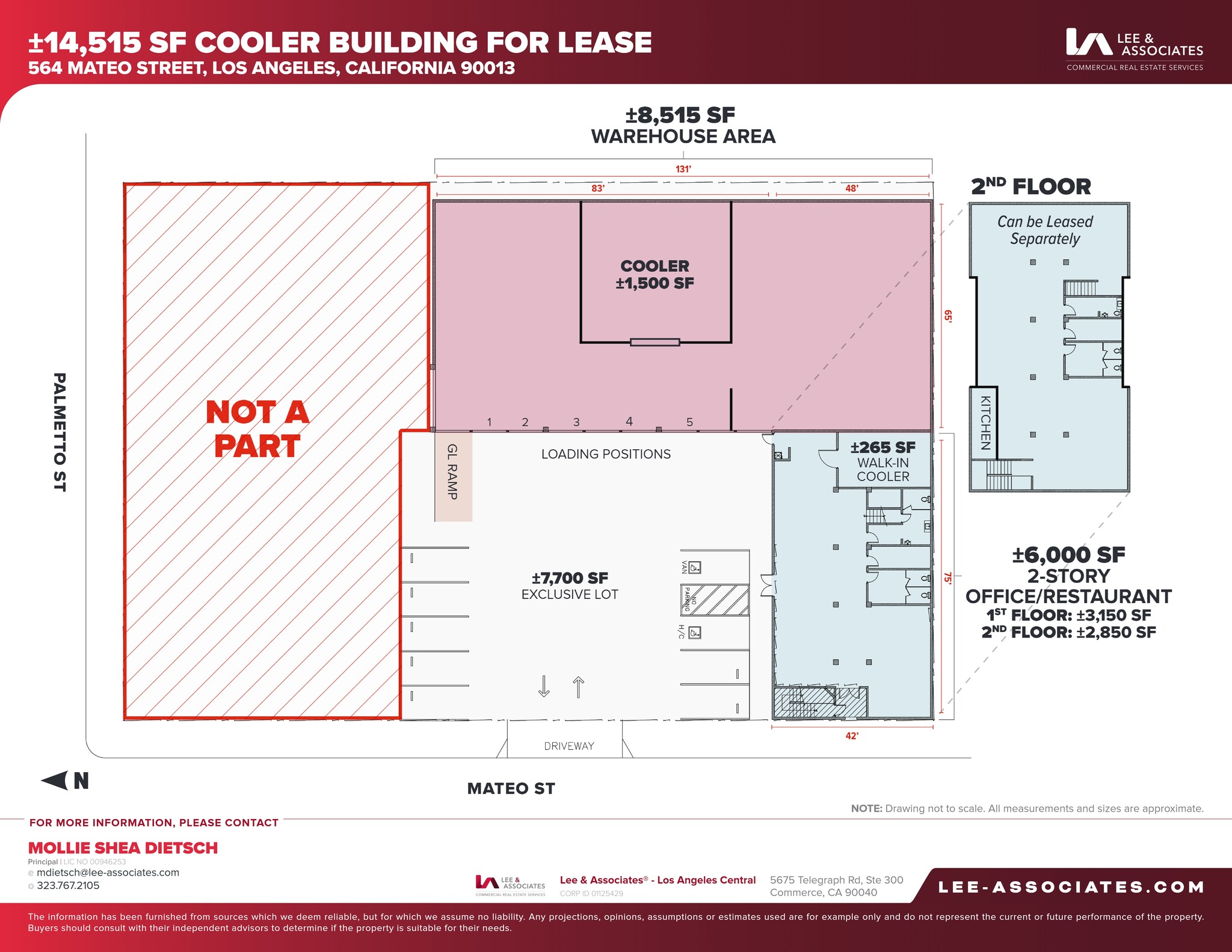 564 S Mateo St, Los Angeles, CA à louer Plan de site– Image 1 sur 5