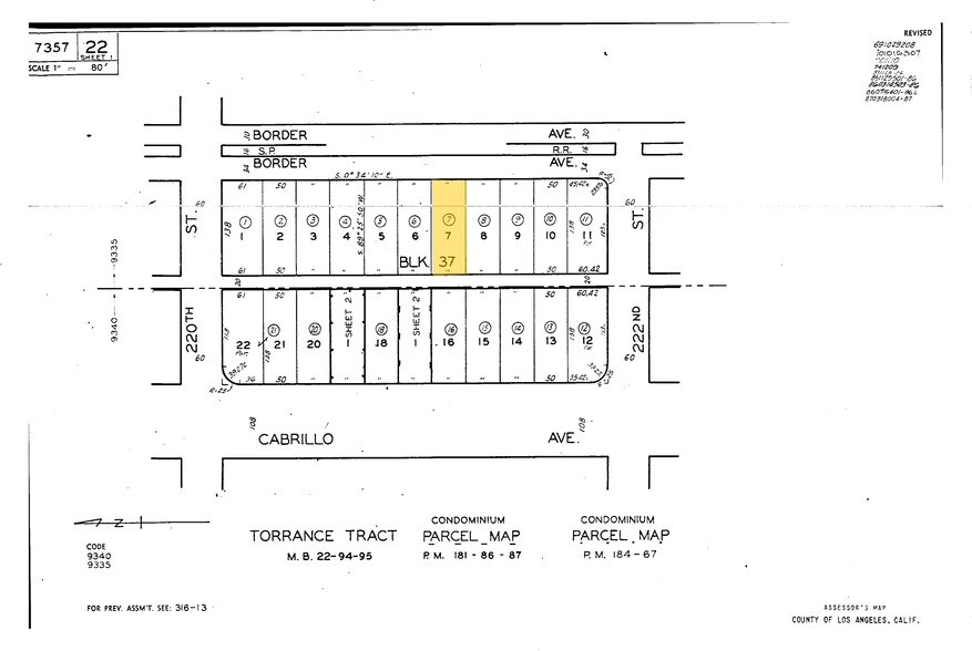 2029 Border Ave, Torrance, CA à louer - Plan cadastral – Image 3 sur 6