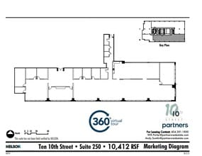 10 10th St, Atlanta, GA à louer Plan d’étage– Image 1 sur 1