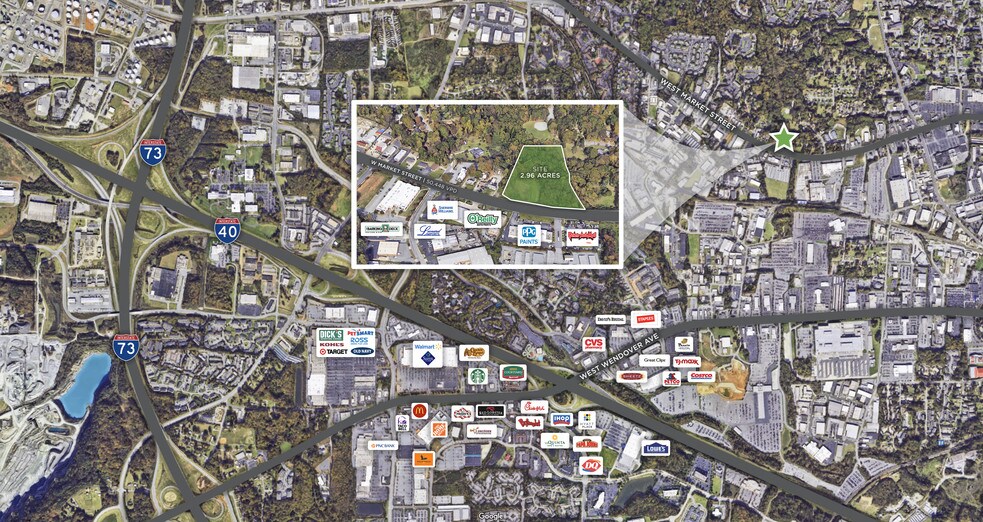 5106 W Market St, Greensboro, NC à vendre - Photo de l’immeuble – Image 2 sur 3